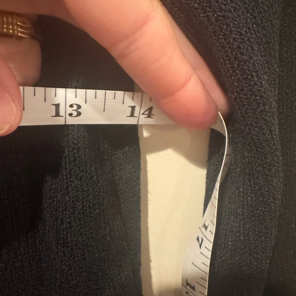 Zara Black Mesh Long Sleeve Sweater NWOT